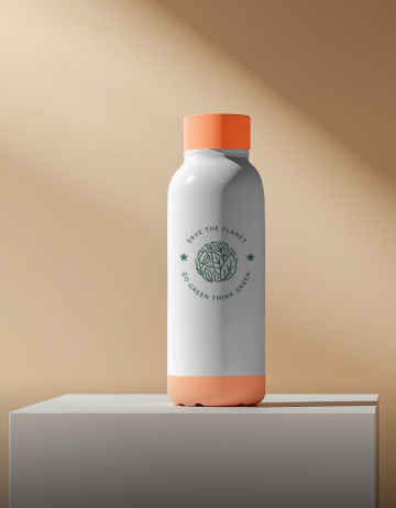 3d bottle mockup